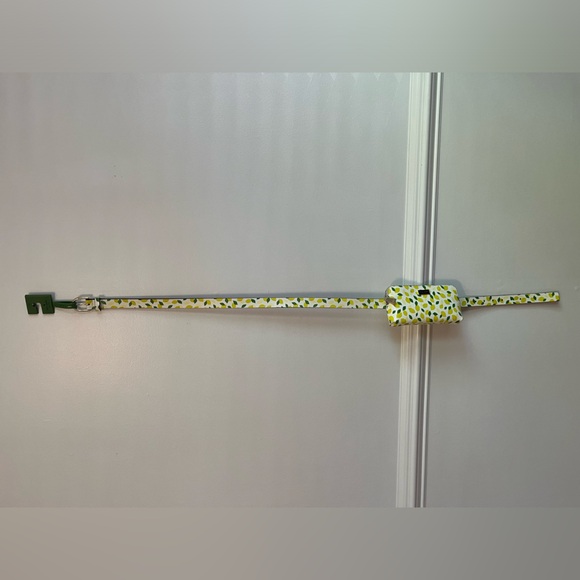 Kate Spade Leather Lemon Lime πβπ© π Print Belt Bag Fanny Pack sz L/XL NWT - Picture 4 of 9